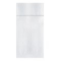 Linen-Like 8.5" x 4.25" Linen-Like Quickset White Dinner Napkins 300 PK 066033